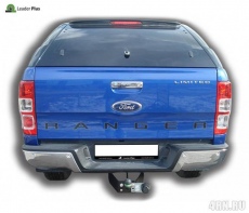 ТСУ для Ford Ranger 3 Limited, Wildtrak 2011- без выреза бампера. Нагрузки 1200/50 кг, масса фаркопа 19,46 кг (без электрики в комплекте)